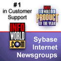 InfoWorld Picks Sybase Internet Newsgroups #1 in Support